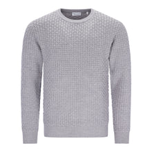 Load image into Gallery viewer, Crew-neck Diamond Grid Pullover PIERO
