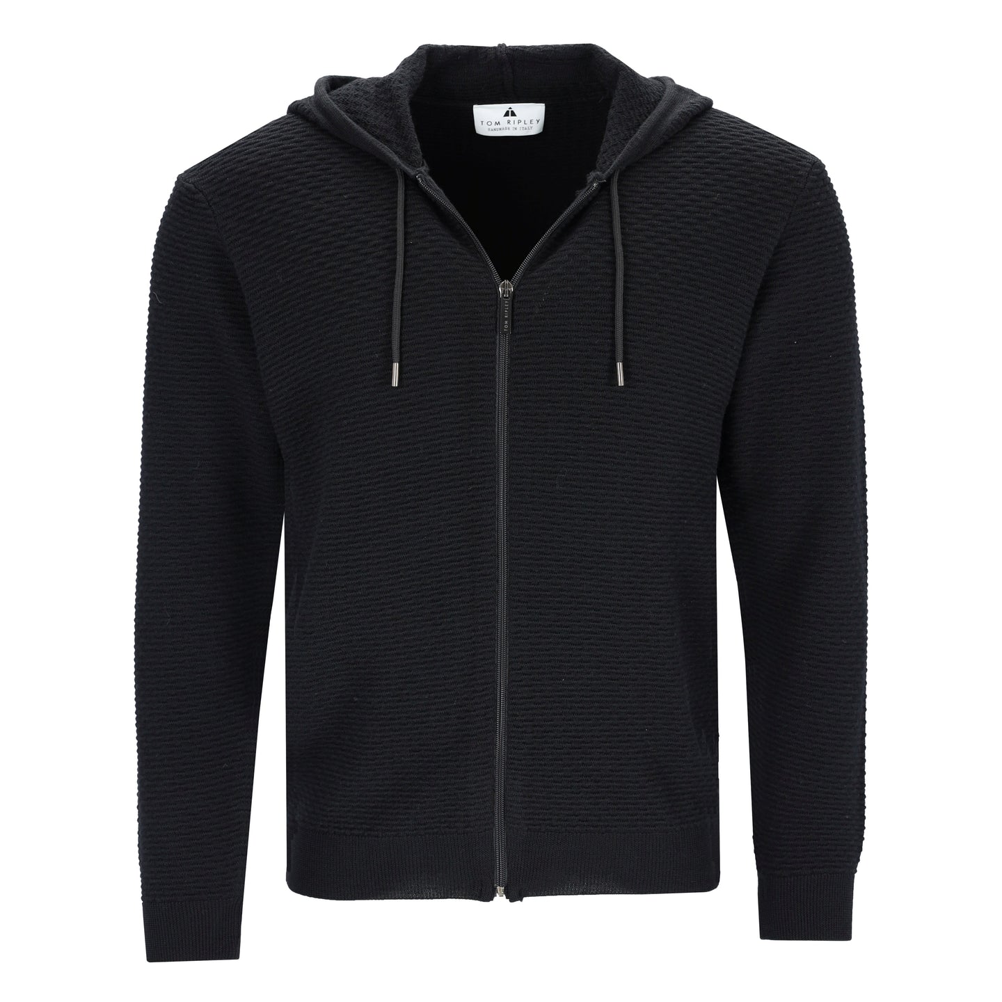 Felpa con cappuccio full-zip in maglia VOLFANGO