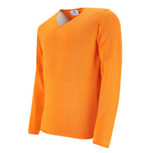 Load image into Gallery viewer, Essential V-neck Pullover mit Rollsaum STEVE
