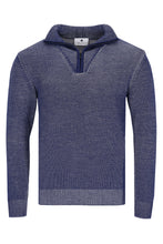 Lade das Bild in den Galerie-Viewer, Quarter-Zip Troyer Pullover Two-Tone Rib CARLO
