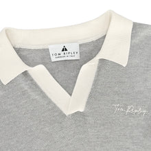 Lade das Bild in den Galerie-Viewer, Knitted Minimal Grid Jacquard Poloshirt KENNETH
