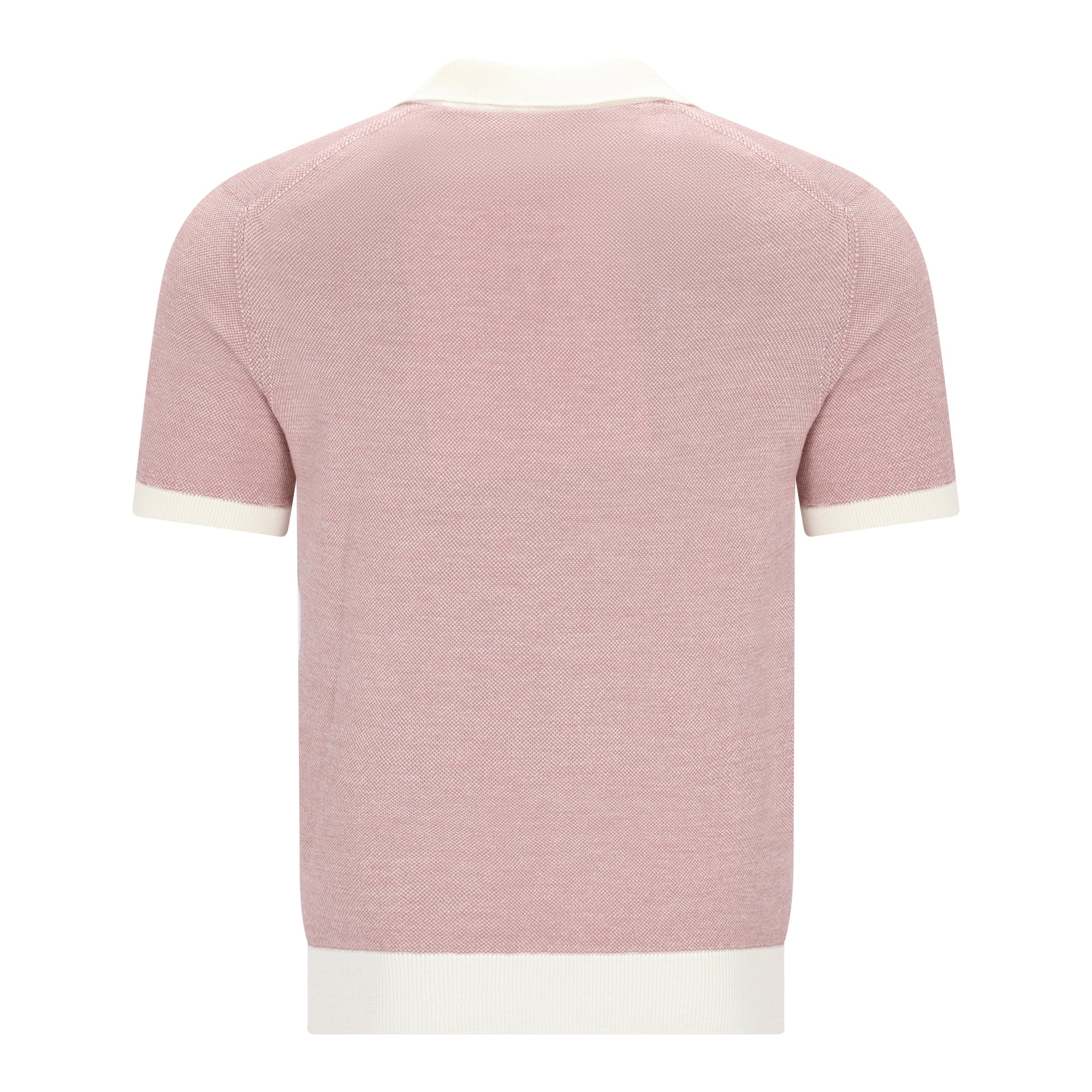 Knitted Minimal Grid Jacquard Poloshirt KENNETH