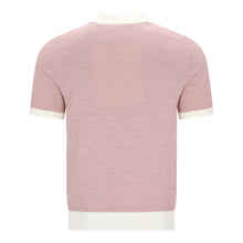 Lade das Bild in den Galerie-Viewer, Knitted Minimal Grid Jacquard Poloshirt KENNETH
