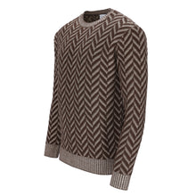 Lade das Bild in den Galerie-Viewer, Iconic Chevron Jacquard Pullover GIANLUCA
