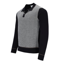 Lade das Bild in den Galerie-Viewer, Tipped Hound’s Tooth Polopullover ANGELO
