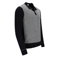 Lade das Bild in den Galerie-Viewer, Tipped Hound’s Tooth Polopullover ANGELO

