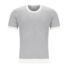 Lade das Bild in den Galerie-Viewer, Knitted Bicolour Pappardelle T-Shirt ANTONIO
