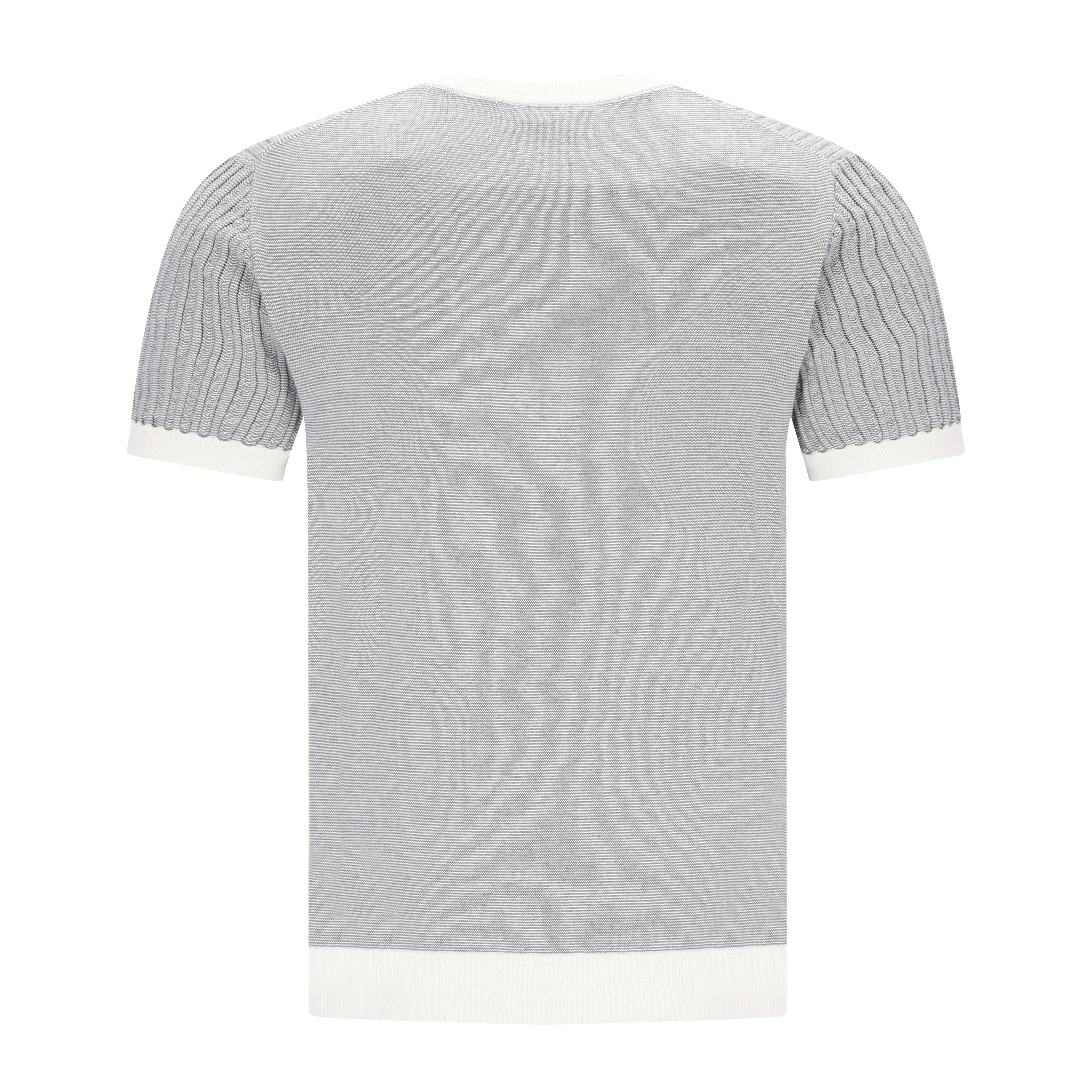 Knitted Bicolour Pappardelle T-Shirt ANTONIO