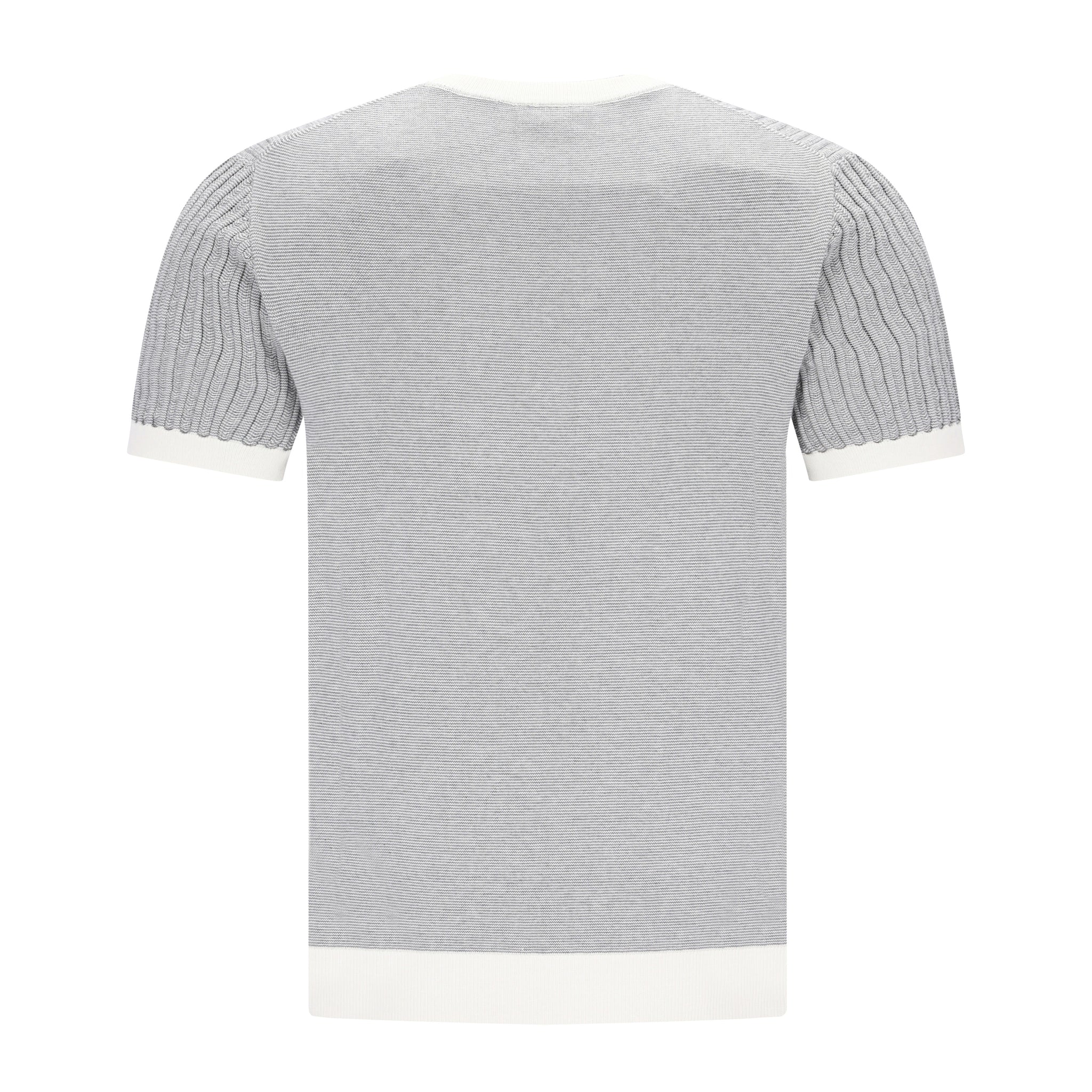Knitted Bicolour Pappardelle T-Shirt ANTONIO