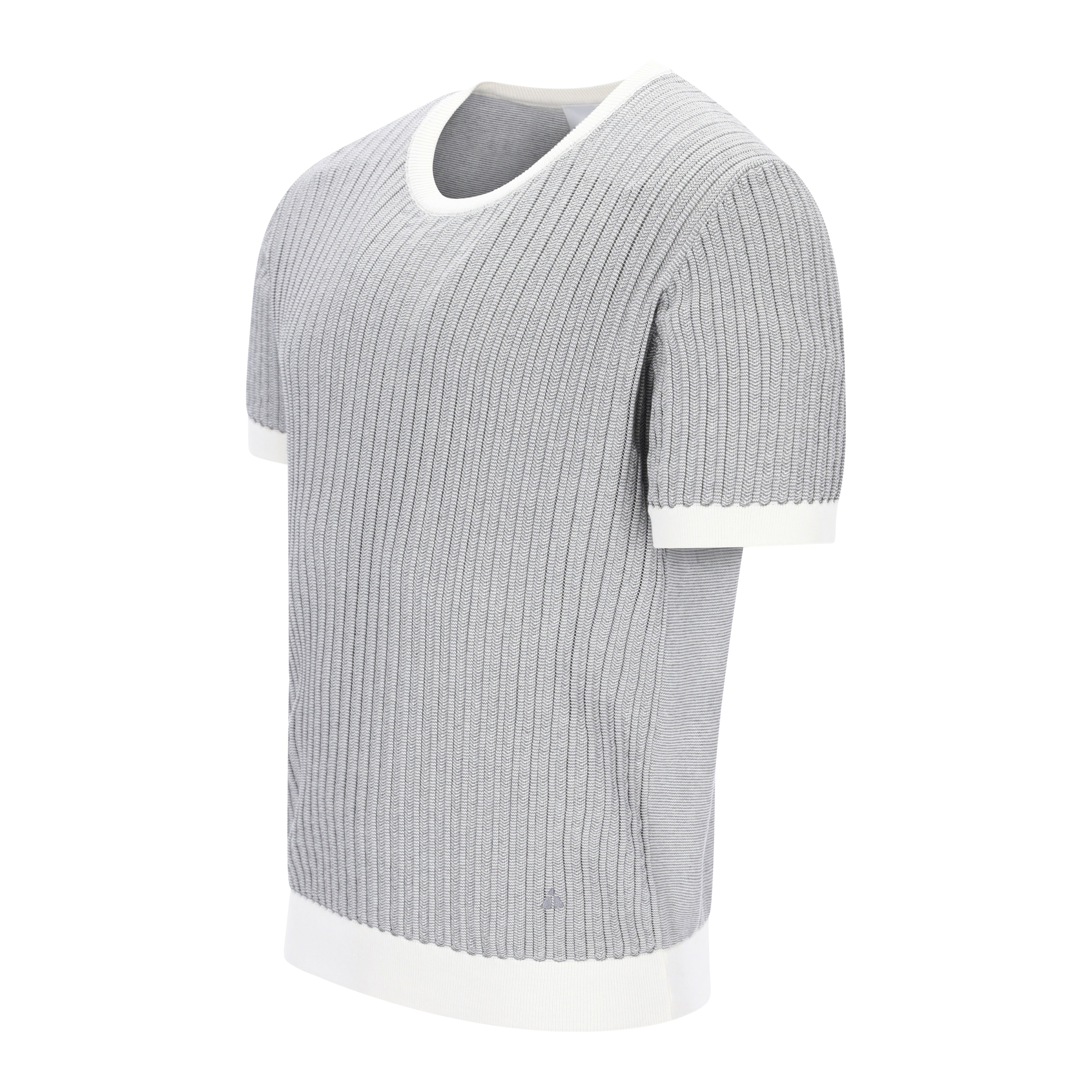 Knitted Bicolour Pappardelle T-Shirt ANTONIO