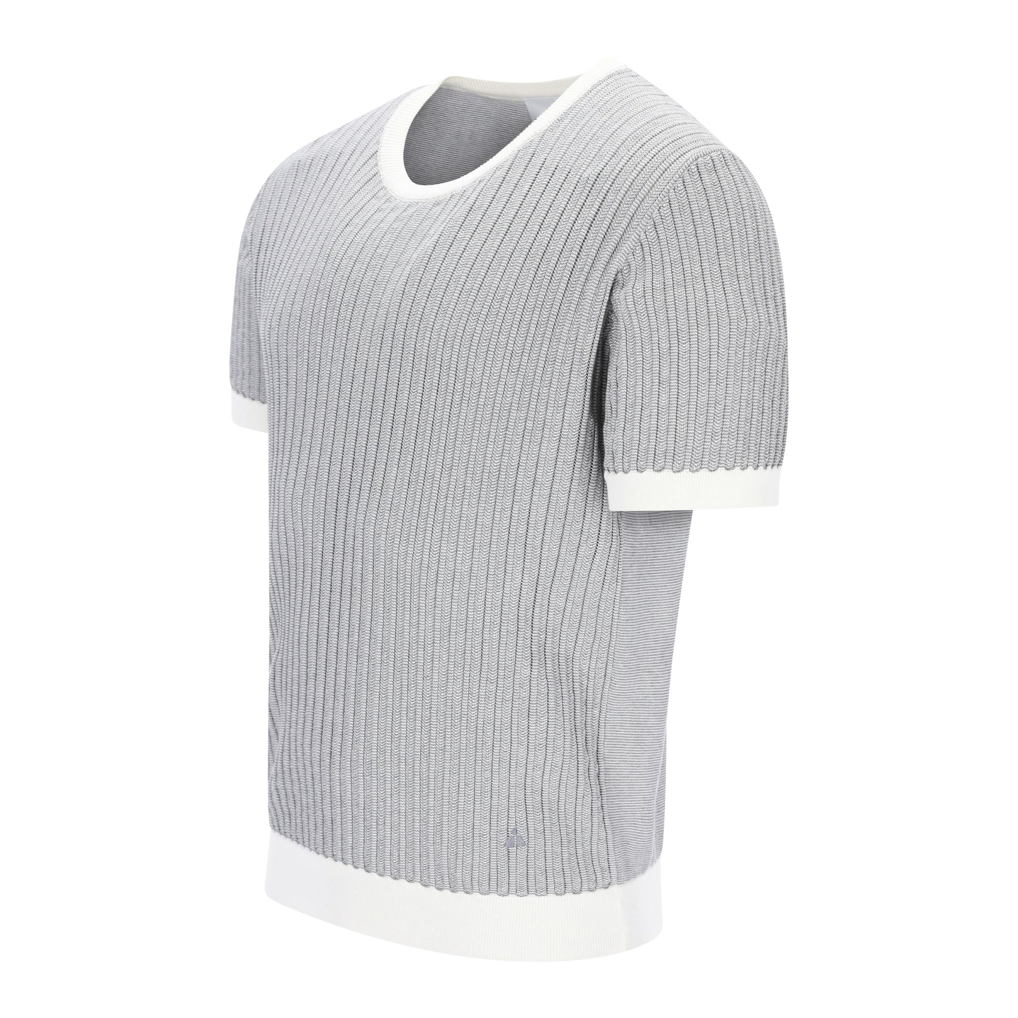 Knitted Bicolour Pappardelle T-Shirt ANTONIO