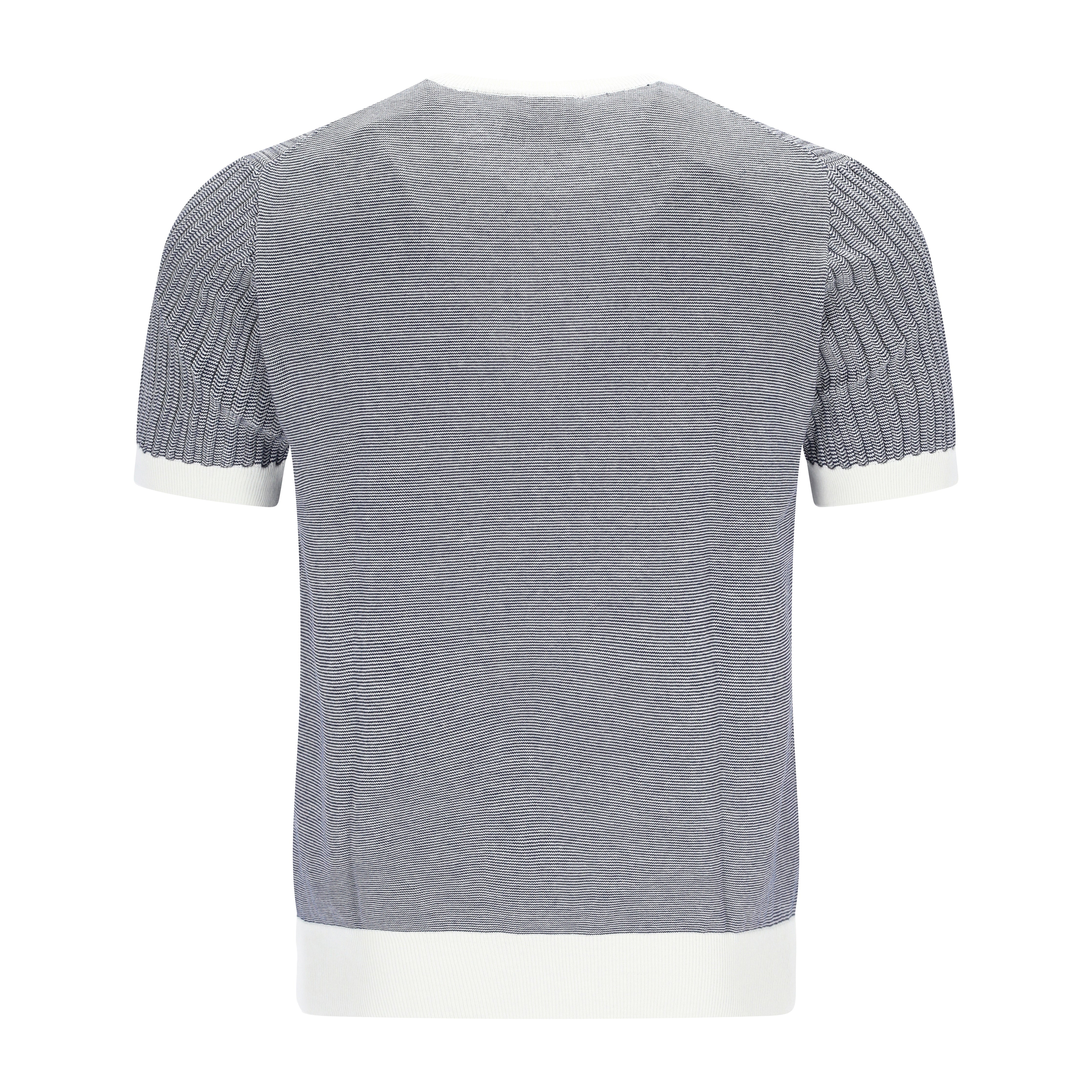 Knitted Bicolour Pappardelle T-Shirt ANTONIO