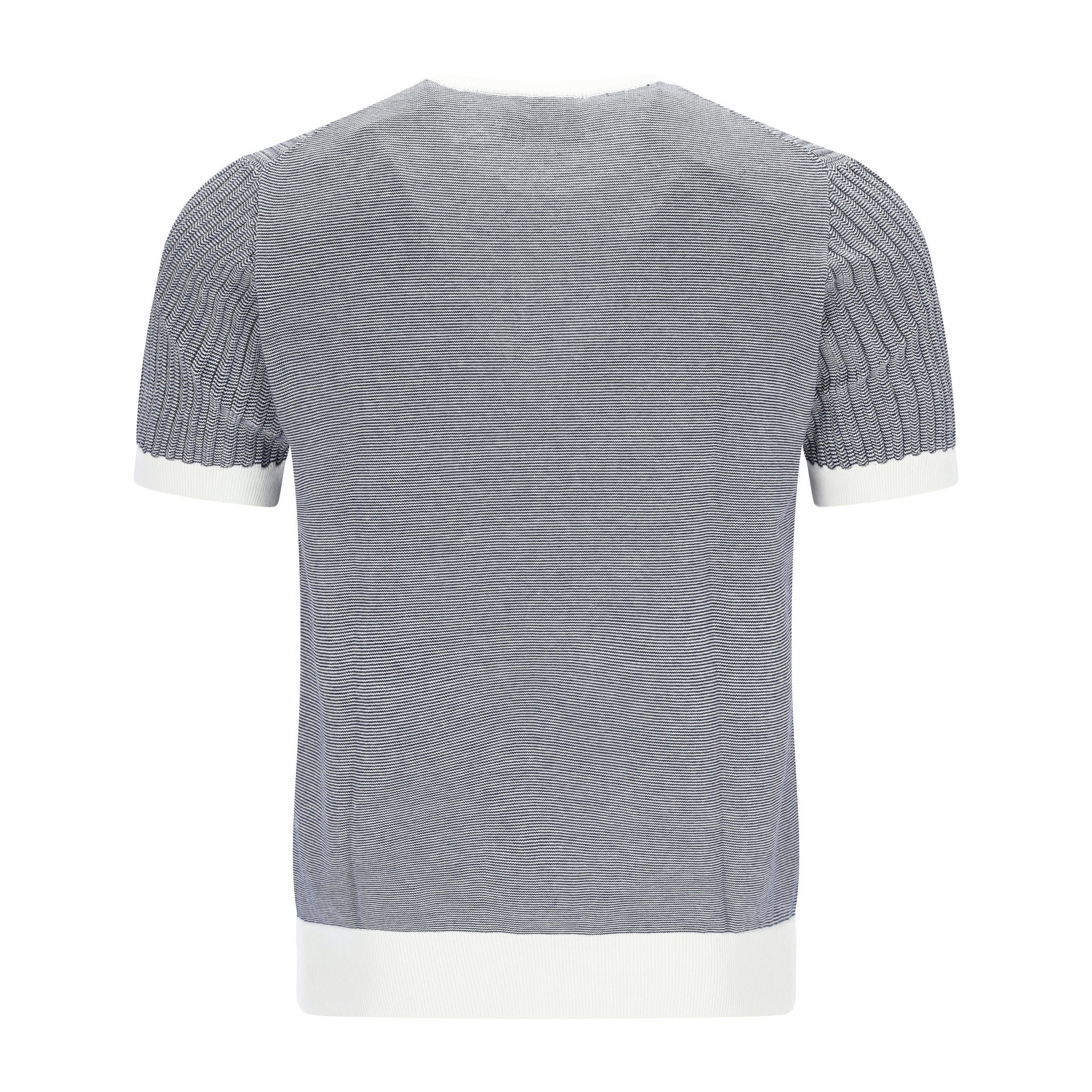 Knitted Bicolour Pappardelle T-Shirt ANTONIO