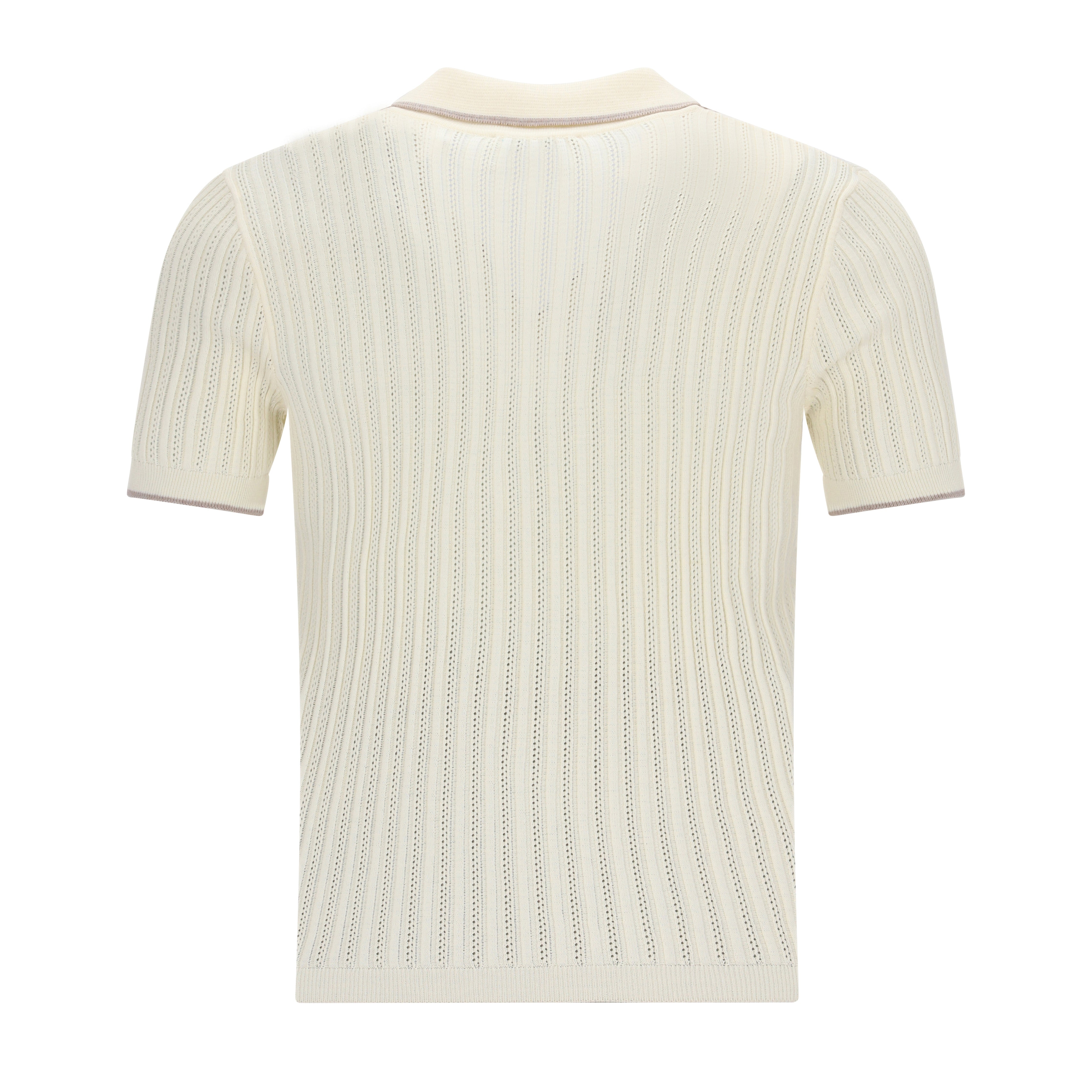 Ajour Knit Poloshirt GERMANO
