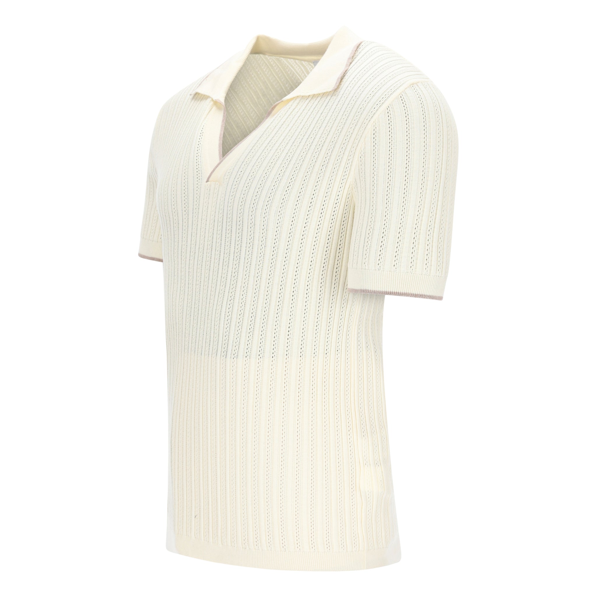 Ajour Knit Poloshirt GERMANO