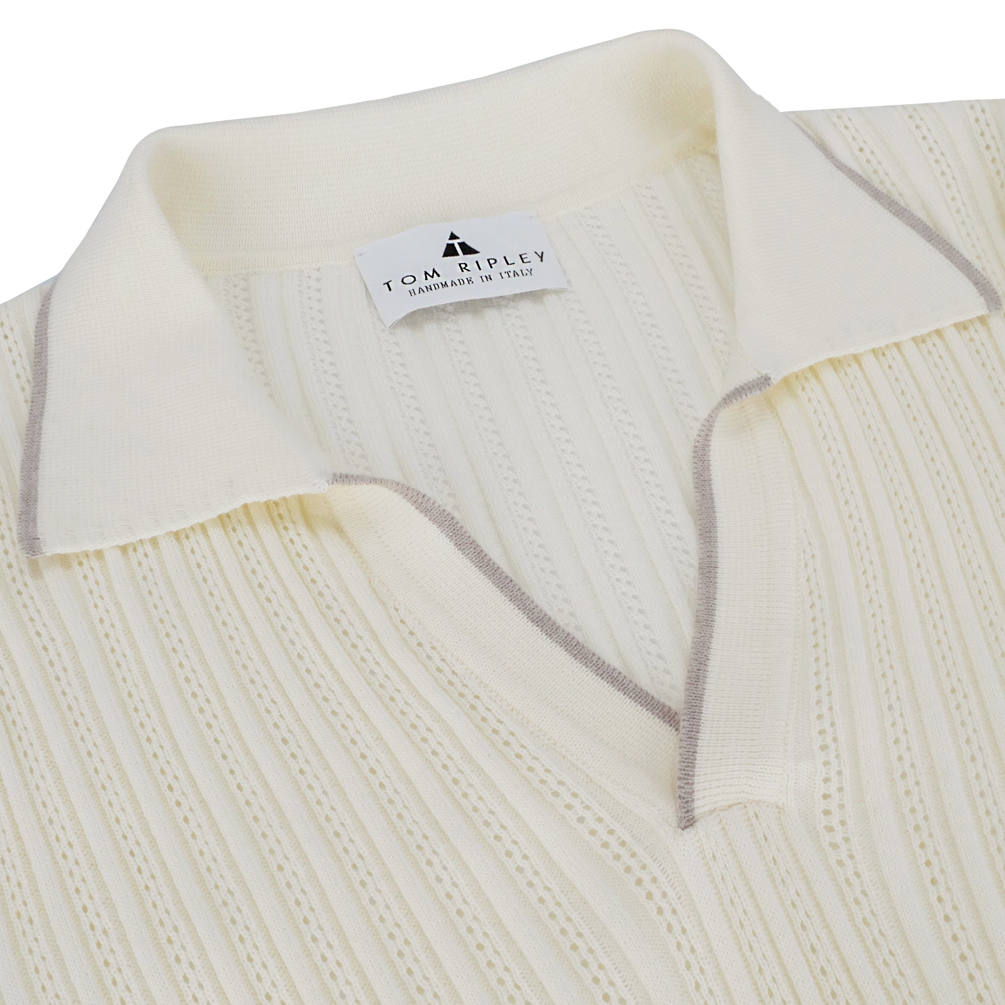 Ajour Knit Poloshirt GERMANO