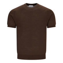 Load image into Gallery viewer, Fine Knit Short-Sleeve Crew-Neck Pullover BRUNO
