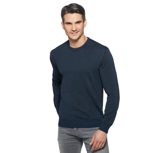 Essential Crew-neck Pullover TOM Artikelnummer: T1000/1-672 Farbe: Marineblau Vorderseite