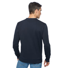 Load image into Gallery viewer, Essential Crew-neck Sweatshirt ONOFRIO Artikelnummer: T1085-672 Farbe: Marineblau Rückseite
