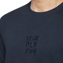 Carica l&#39;immagine nel visualizzatore di Gallery, Essential Crew-neck Sweatshirt ONOFRIO Artikelnummer: T1085-672 Farbe: Marineblau Detail
