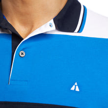 Load image into Gallery viewer, Double Tipped Piqué Polo Shirt Colourblock BRIAN
