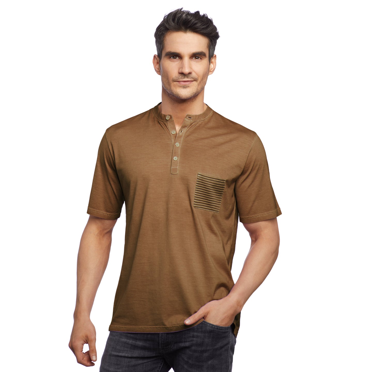 Jersey Vintage Henley-Shirt PERICO