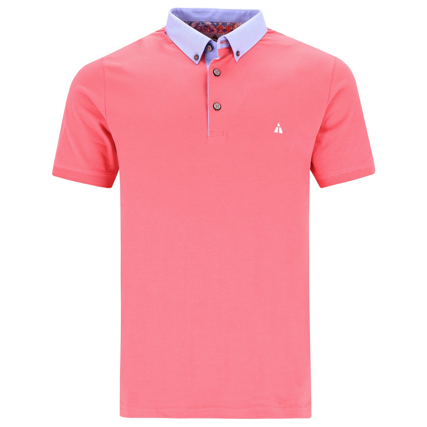 Jersey polo shirt button-down collar BIAGIO