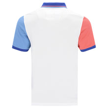 Load image into Gallery viewer, Double Tipped Piqué Polo Shirt Color Block STEVEN
